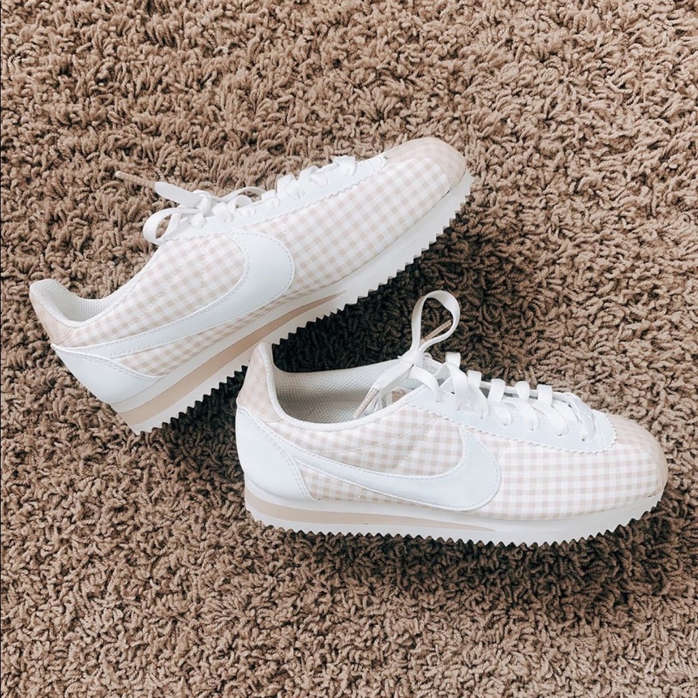 Nike Cortez unique gingham print